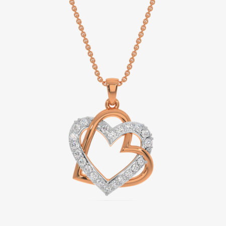 Love Pendant For Women Stylishly Designed - Rose Gold