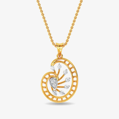 Beautiful Lohan Pendant From Kisna Yellow Gold