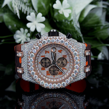 Krushnam's Dual Tone Royal Oak AP with Orege-Black Band