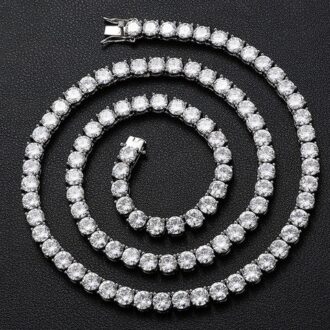 VVS1 Moissanite Round Cut Tennis Chain Gift For Men's