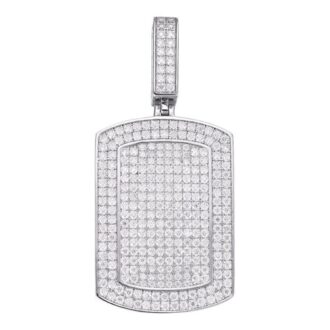 D Color Moissanite Diamond Iced Out Men's Pendant