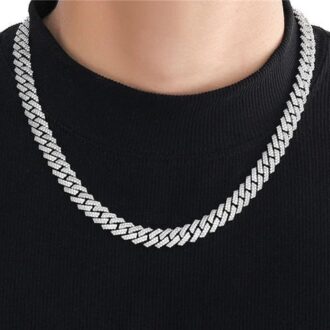 Moissanite Diamond Hip Hop Miami Cuban Linked Chain