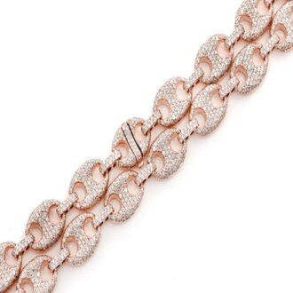 Men's Miami Cuban Mariner Link Iced Out Hip Hop Chain