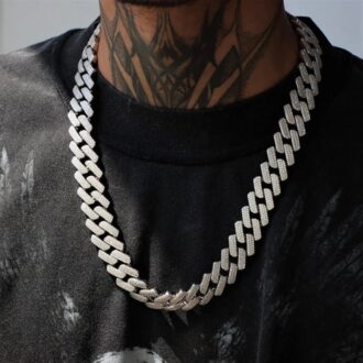 Miami Iced Out Moissanite Hip Hop Cuban Jewelry