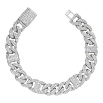 Men's Miami Link Moissanite Iced Out Luxury Men's Bracelet