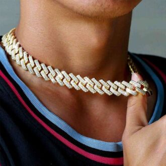Luxury VVS1 Moissanite Diamond Cuban Chain For Men's