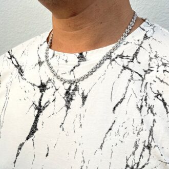 Moissanite Diamond Mariner Cuban Link Chain