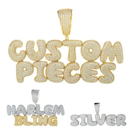 Bubble Moissanite Diamond Customize Pendant