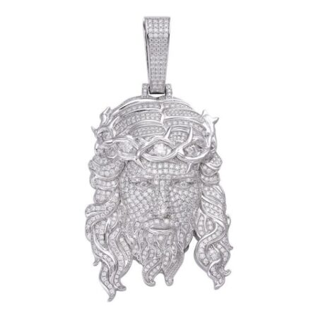 VVS1 Moissanite Iced Out Hip Hop Jesus Pendant