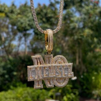 No Excuse Hip Hop Men's Moissanite Pendant For Men's