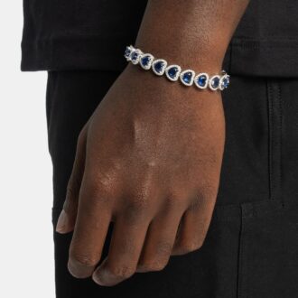 Sapphire Heart Tennis Bracelet Regular price