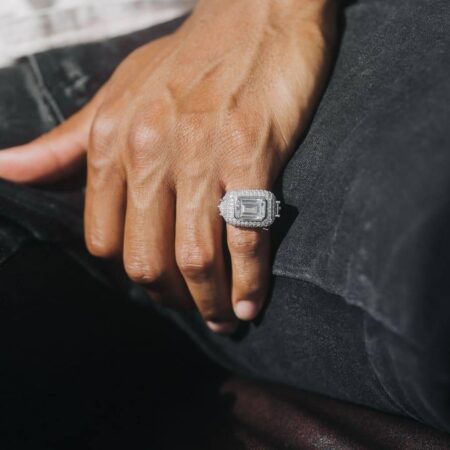 Emerald Cluster Ring