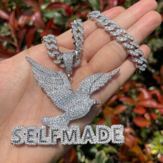 Self Made Iced Out Bling Bling Moissanite Pendant