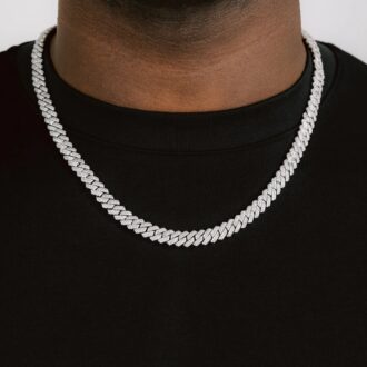 Cuban Chain 8mm Moissanite Diamond