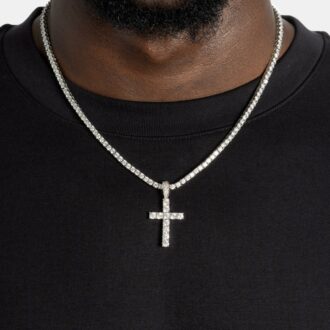 Cross & Tennis Chain Bundle