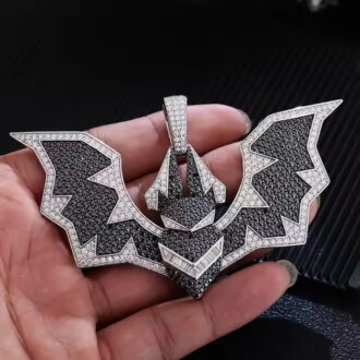 Bat Black and White Pendant