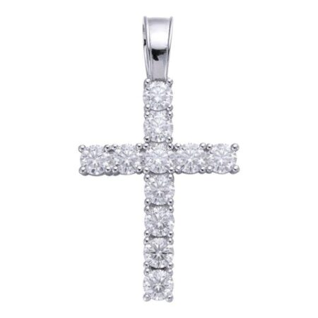 925 Sterling Silver Criss Cross Unisex Pendant