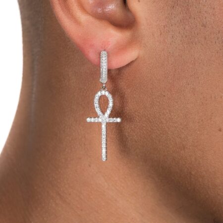 Ankh Key Earrings