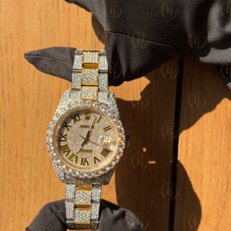 Krushnam's Rolex roman oyster yellow white Japan movement