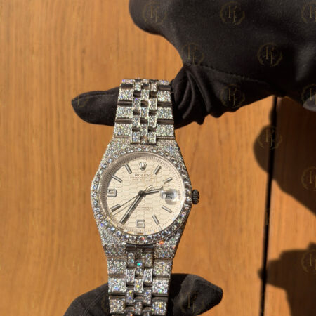 Krushnam's Rolex  White Land dweller white Swiss movement (2025 new model)