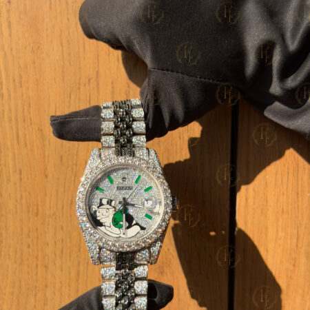 Krushnam's Rolex Monopoly Edition white Jubliee Japan movement