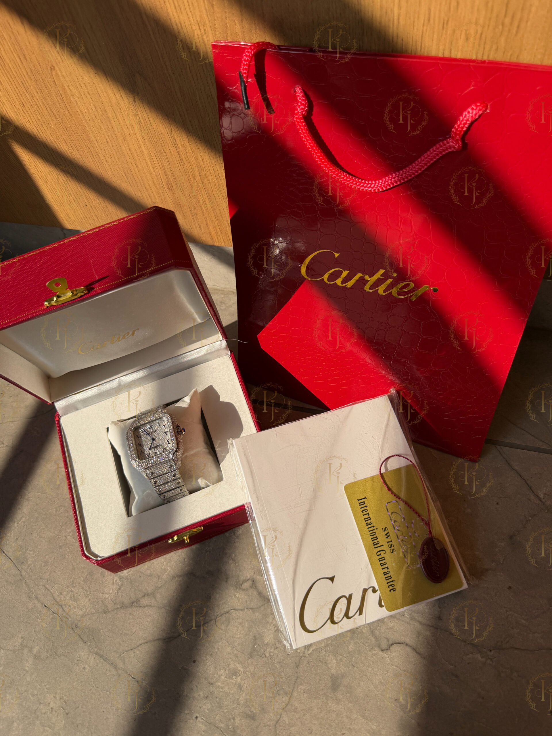 Krushnam's Cartier Arabic white Japan movement - Image 6