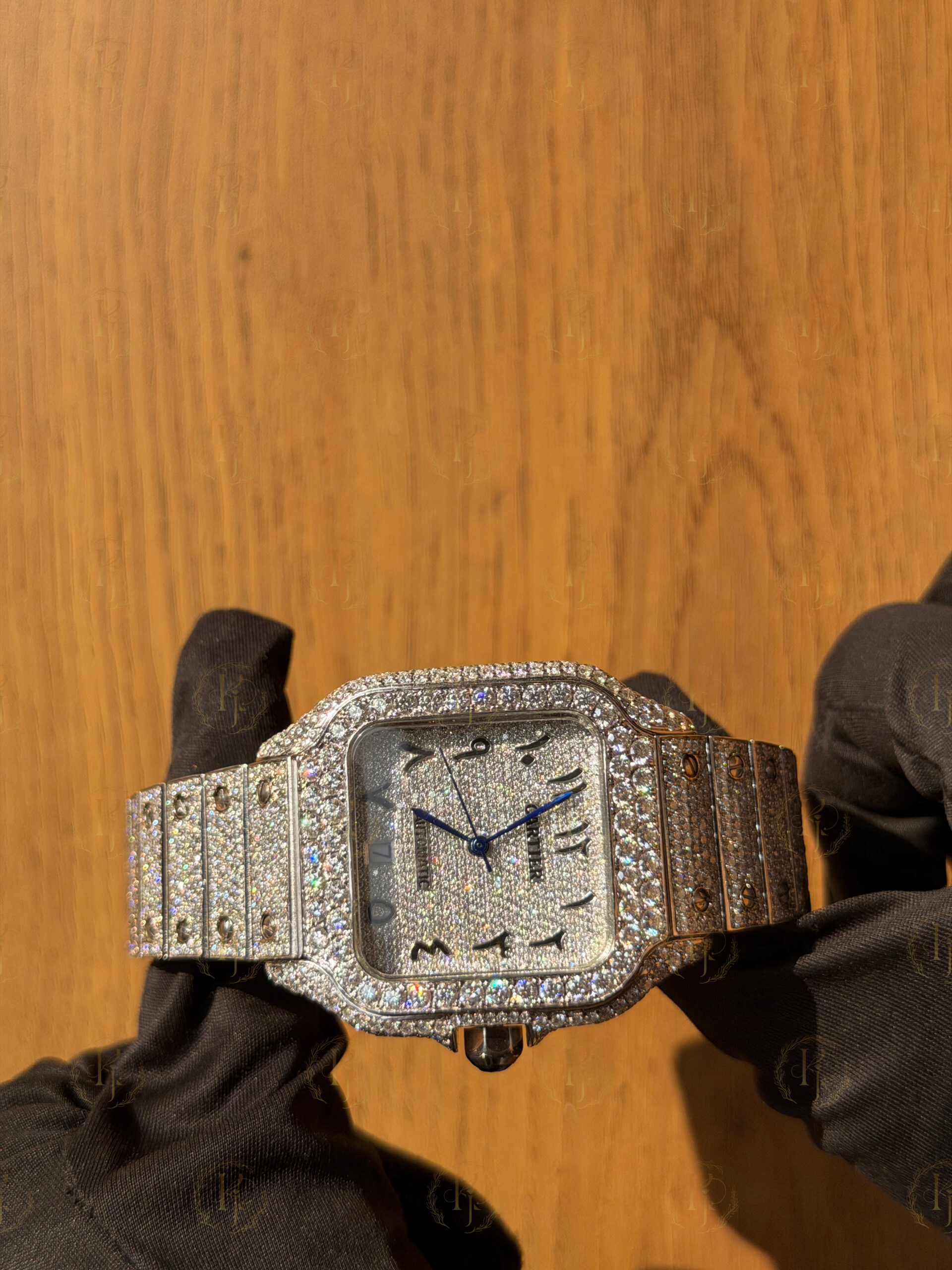 Krushnam's Cartier Arabic white Japan movement - Image 5