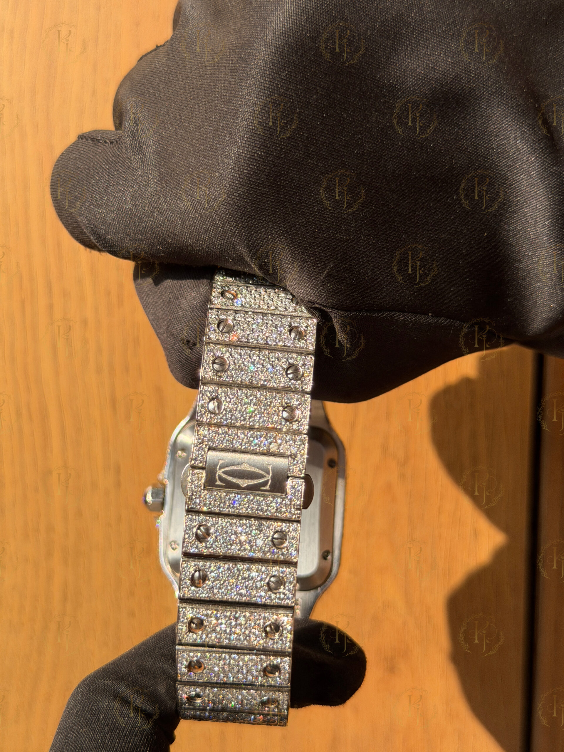 Krushnam's Cartier Arabic white Japan movement - Image 3