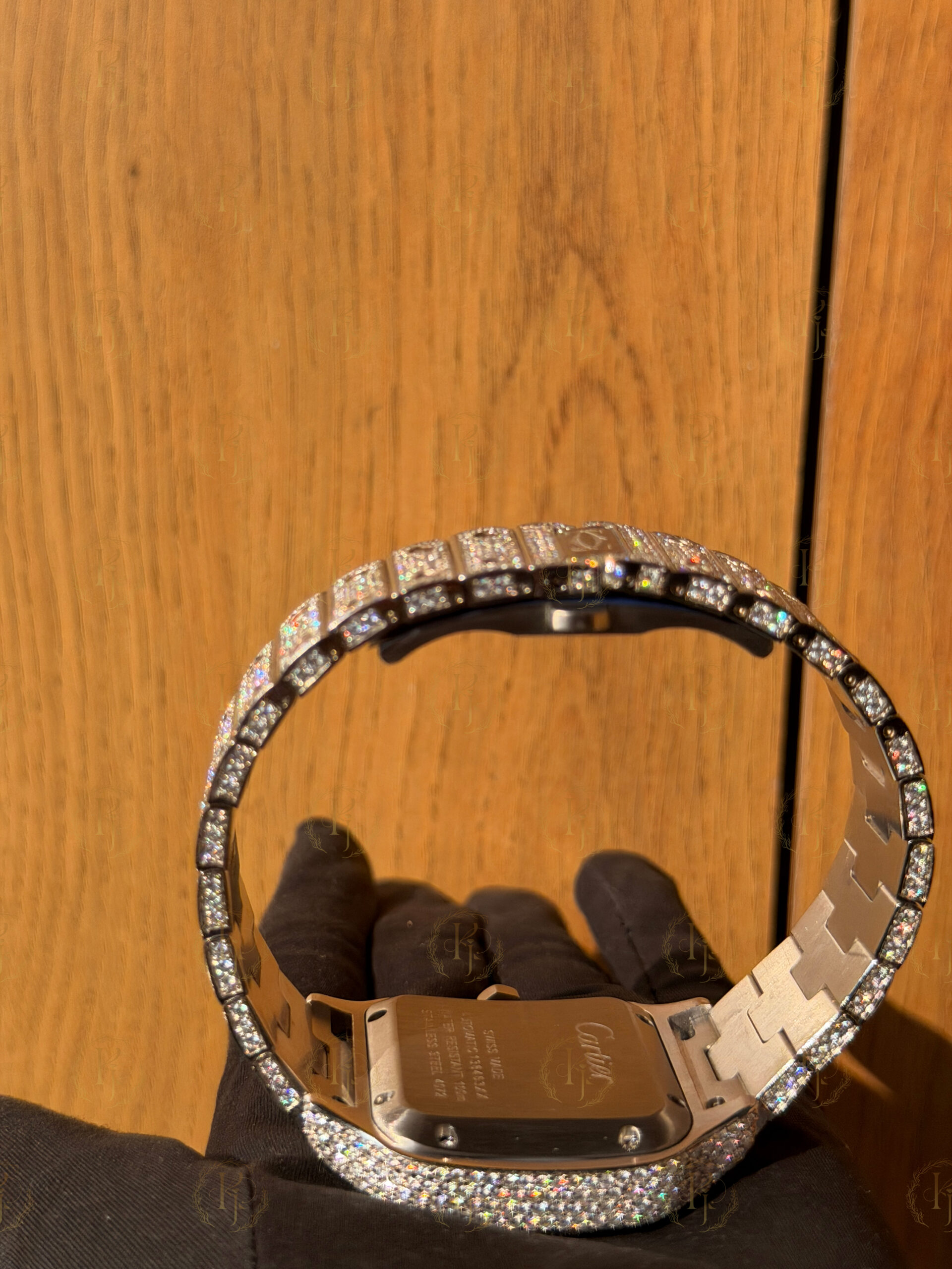 Krushnam's Cartier Arabic white Japan movement - Image 2