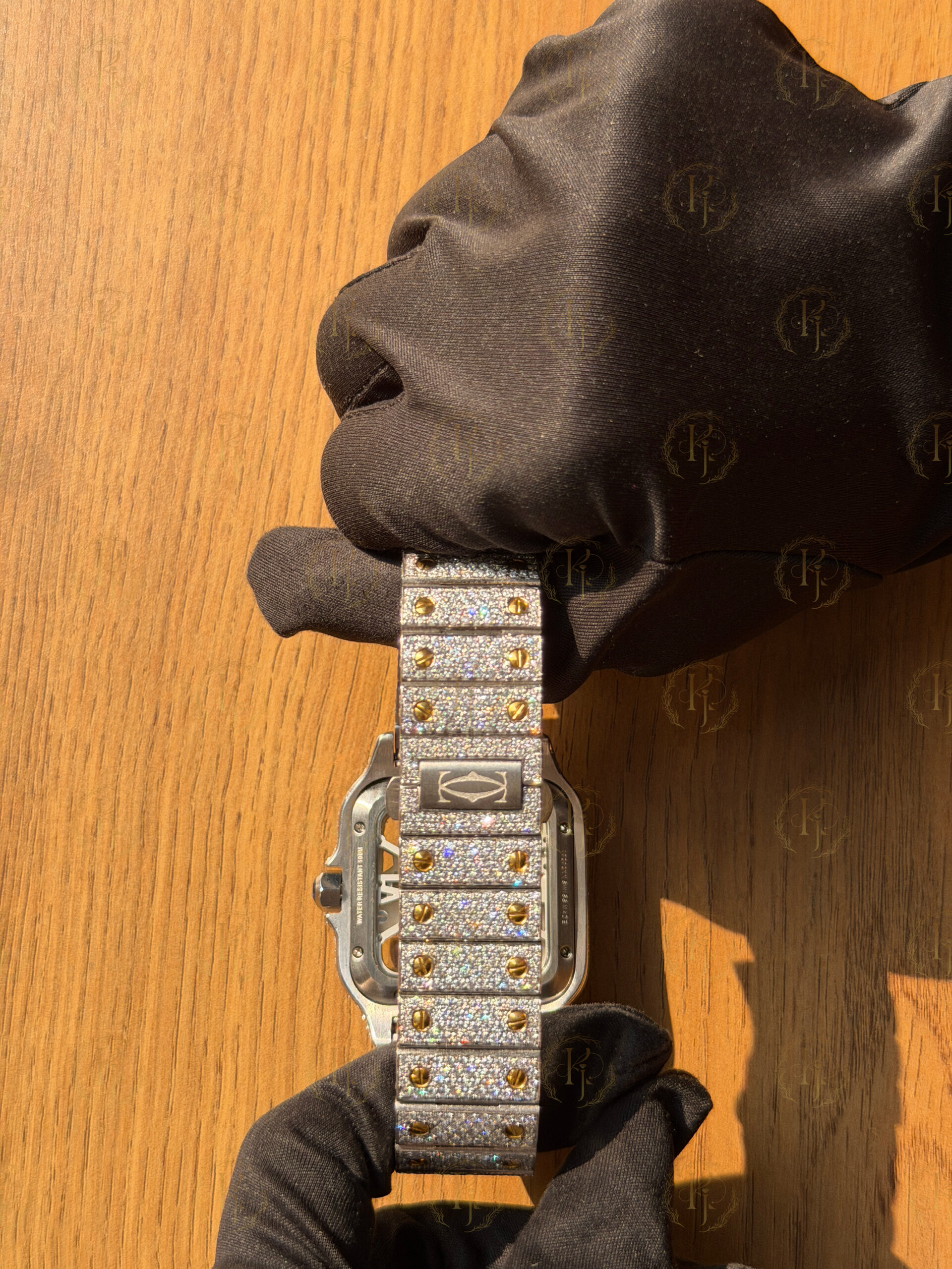 Krushnam's Cartier Skeleton yellow white Japan Automatic movement - Image 3