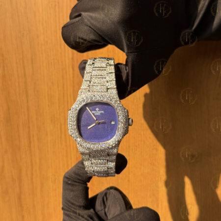 Patek Blue Face and White Tone with Japan Movement