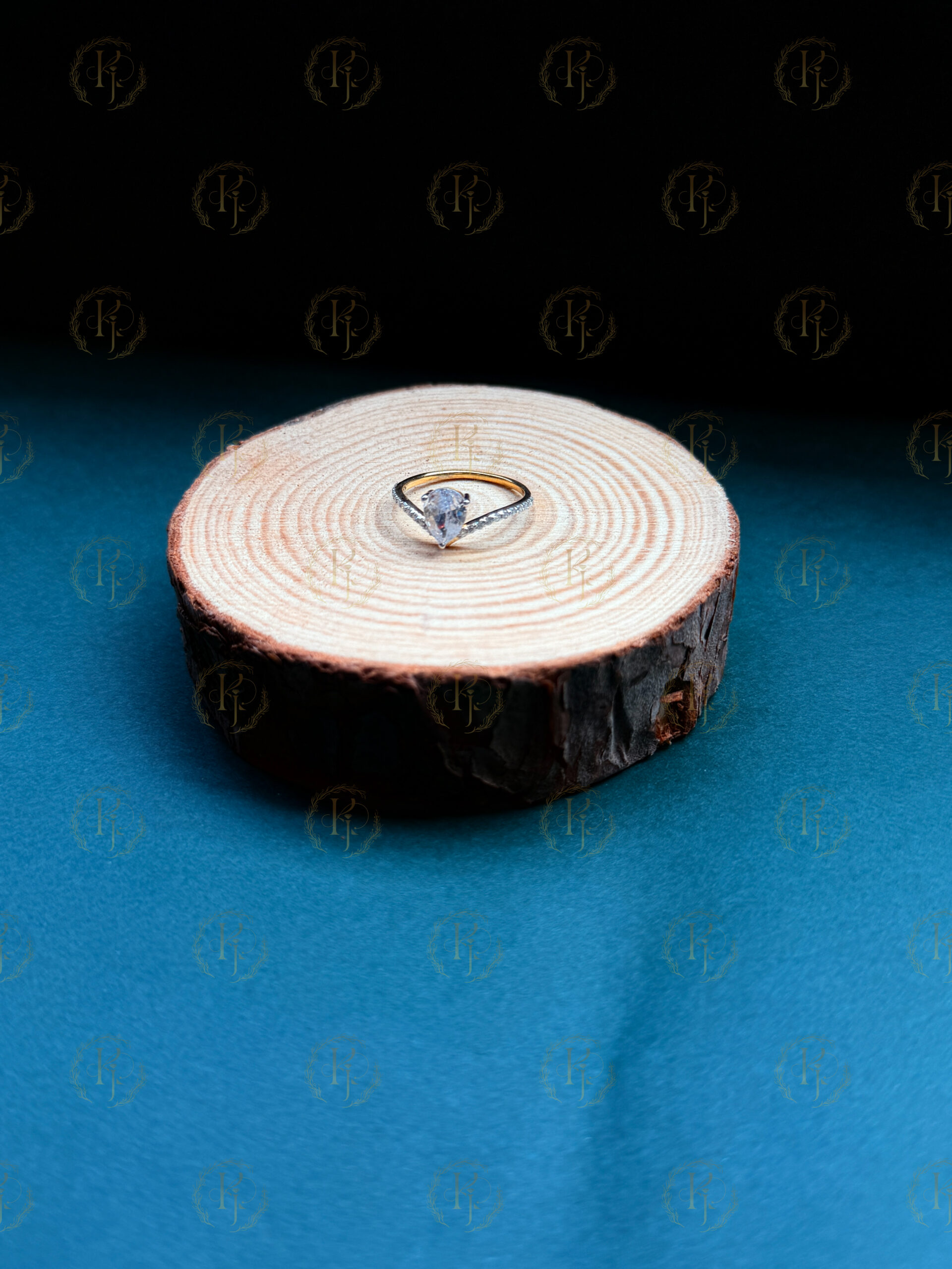 Leaf Diamond Ring for 12 year old Daughter