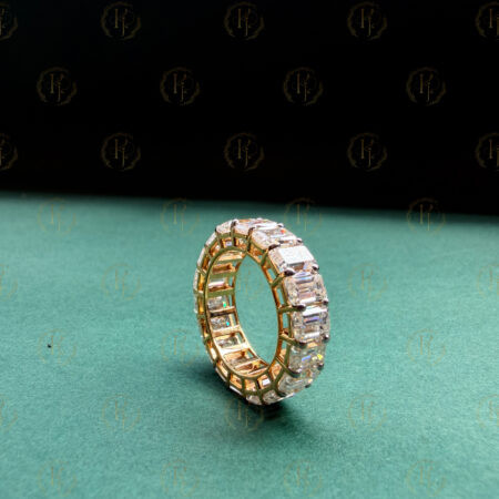 Bugget Diamond Ring with Yellow tone for Him