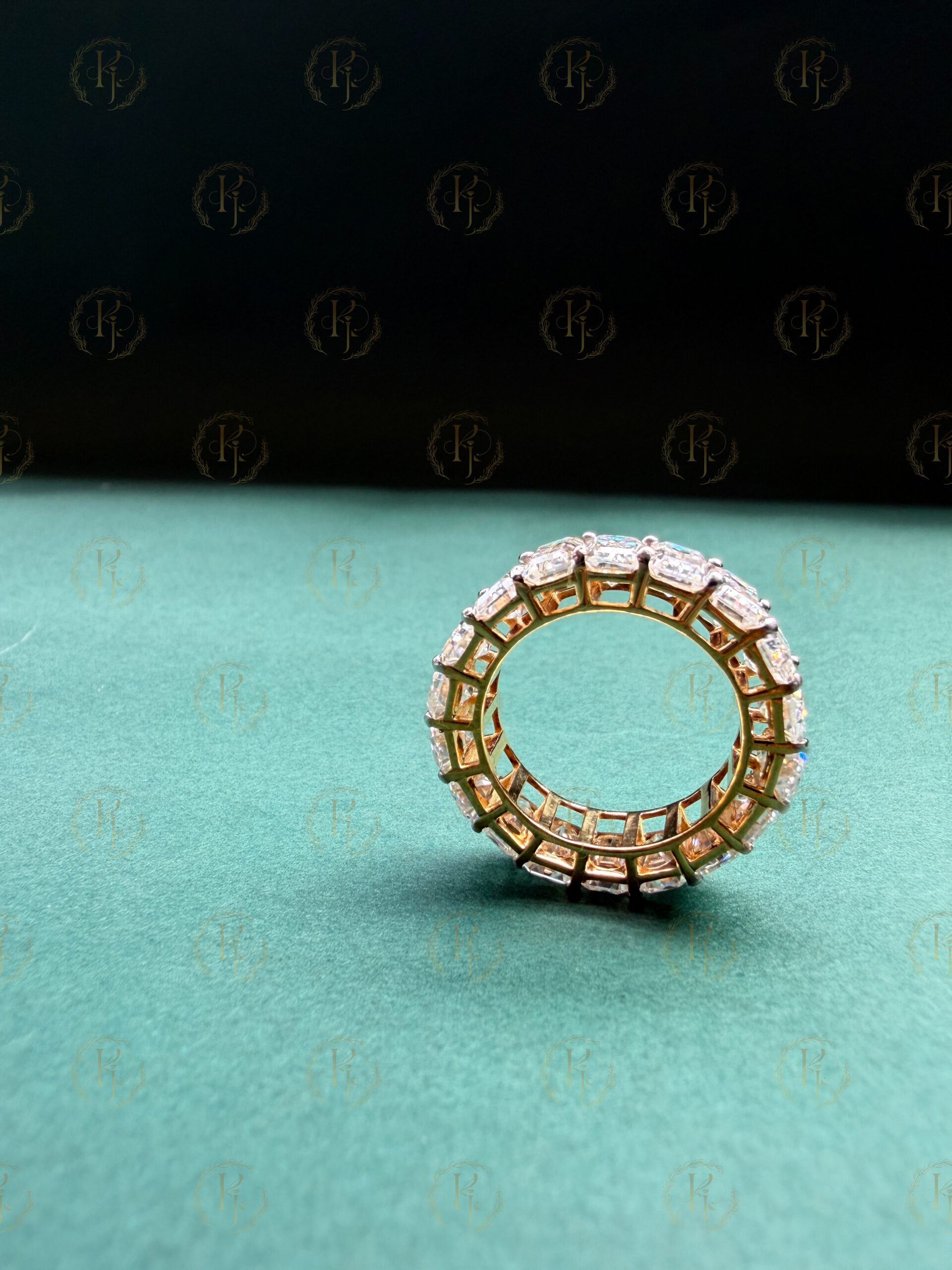 Bugget Diamond Ring with Yellow tone for Him - Image 3