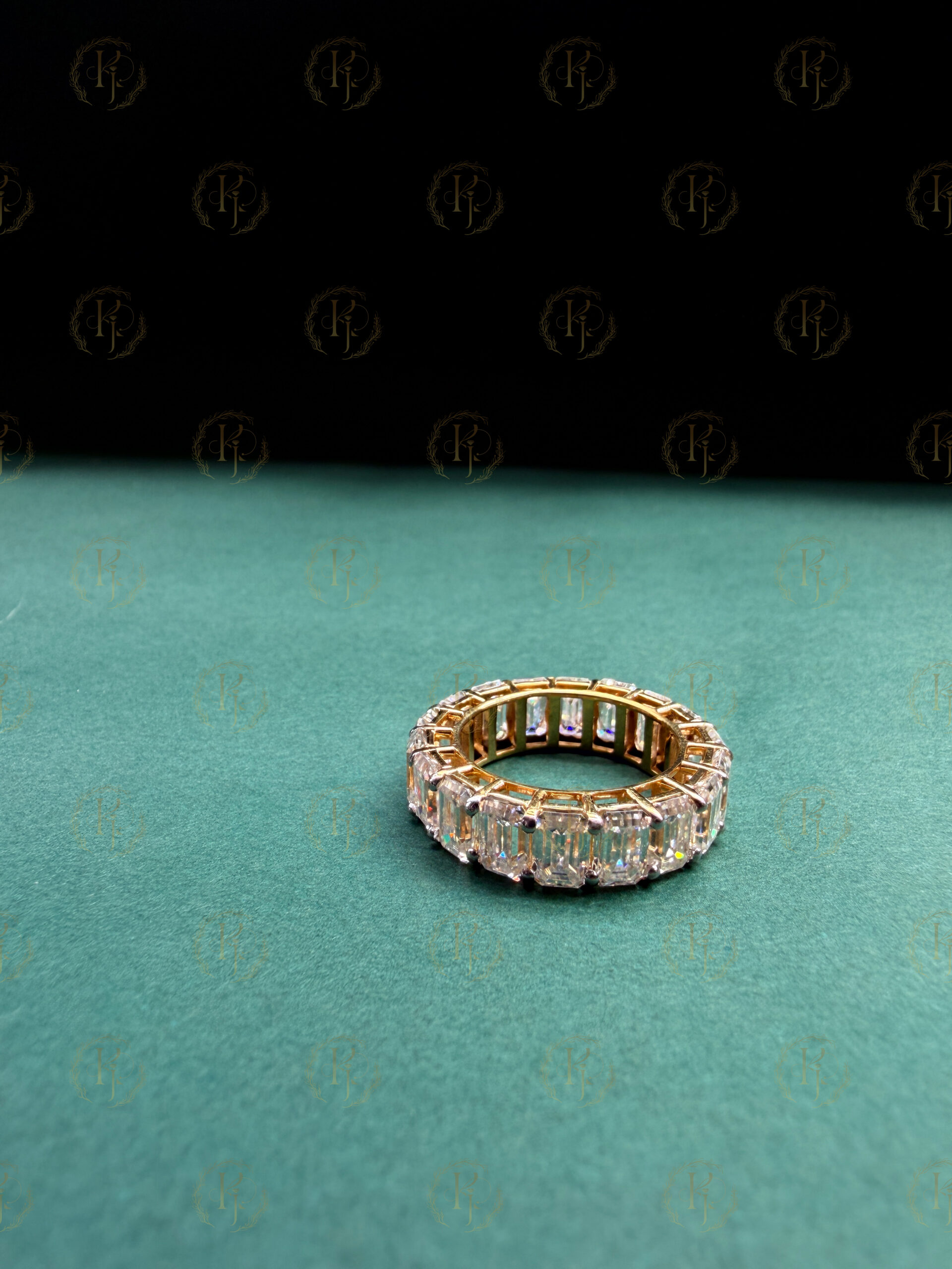 Bugget Diamond Ring with Yellow tone for Him - Image 4