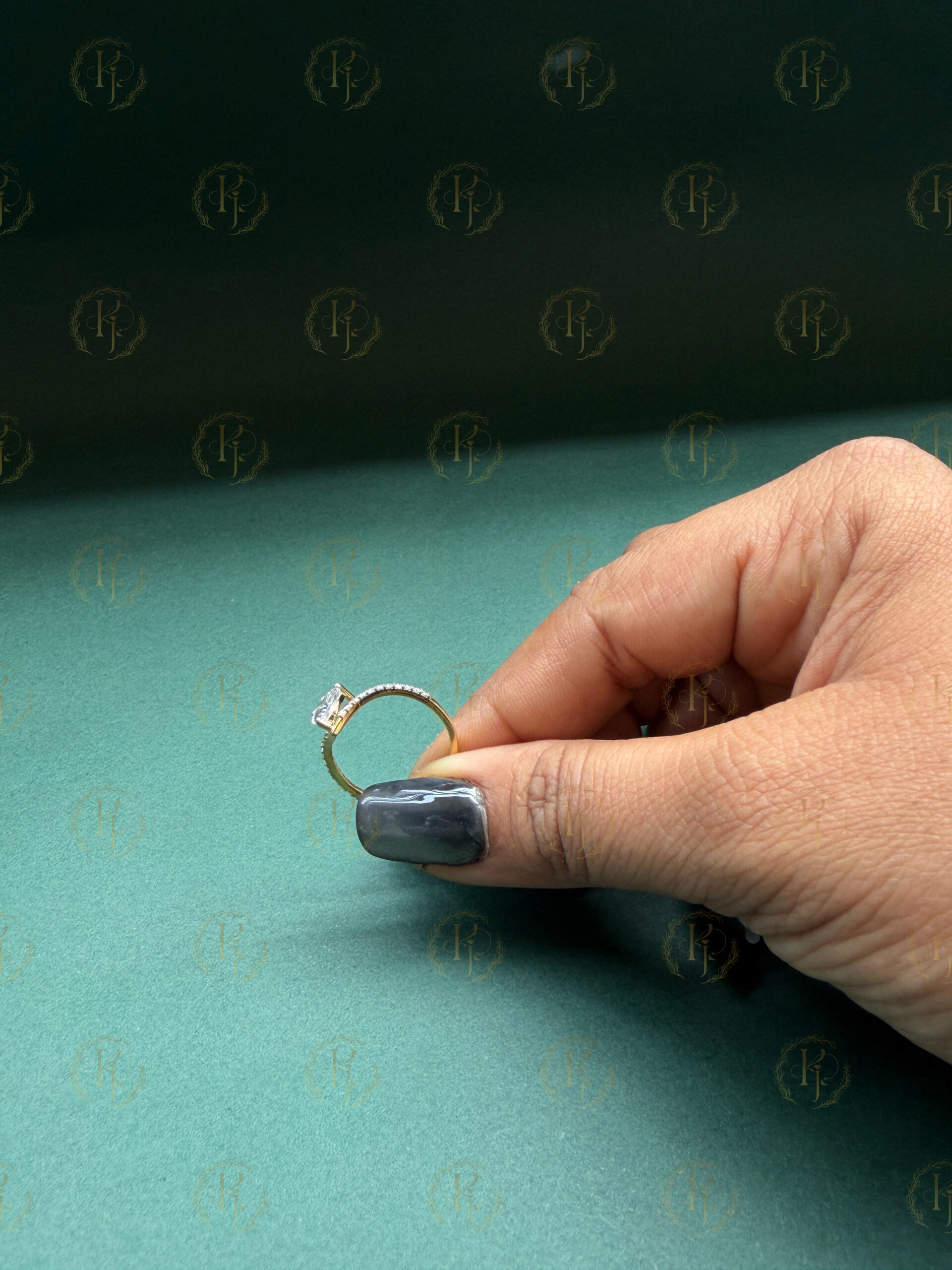 Leaf Diamond Ring for 12 year old Daughter - Image 4