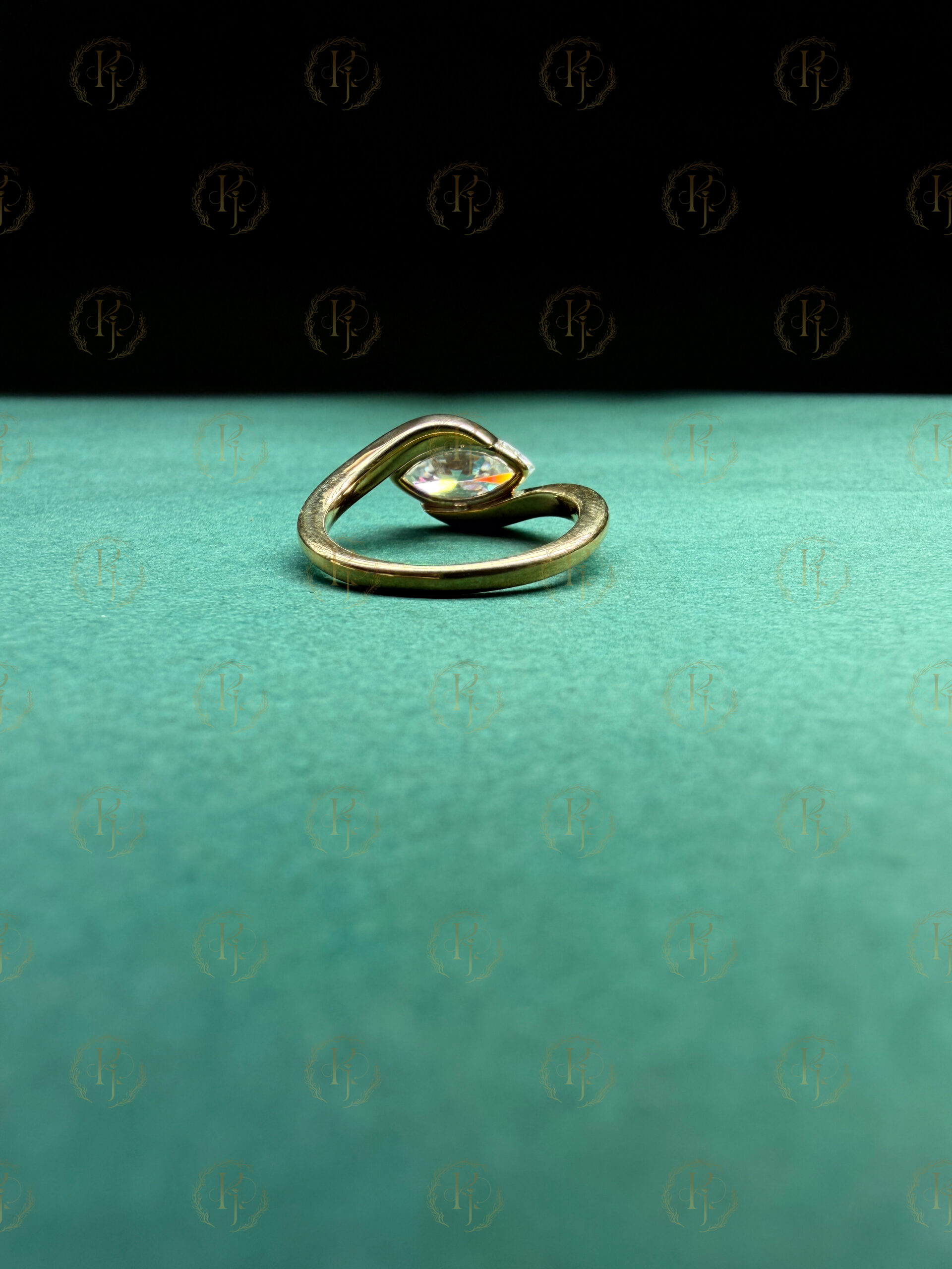 Mercury Diamond Ring yellow tone for him daughter - Image 4