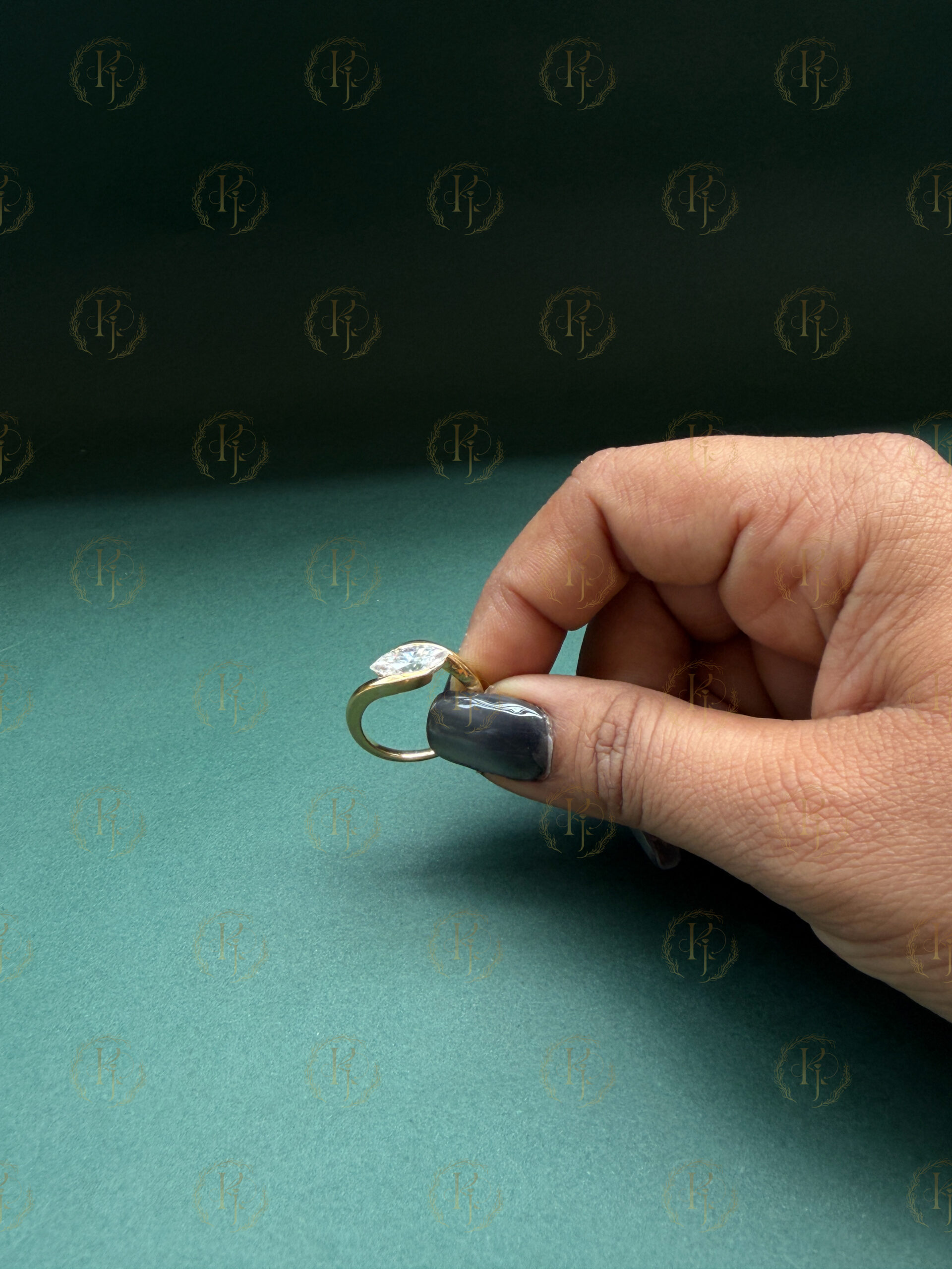 Mercury Diamond Ring yellow tone for him daughter - Image 5