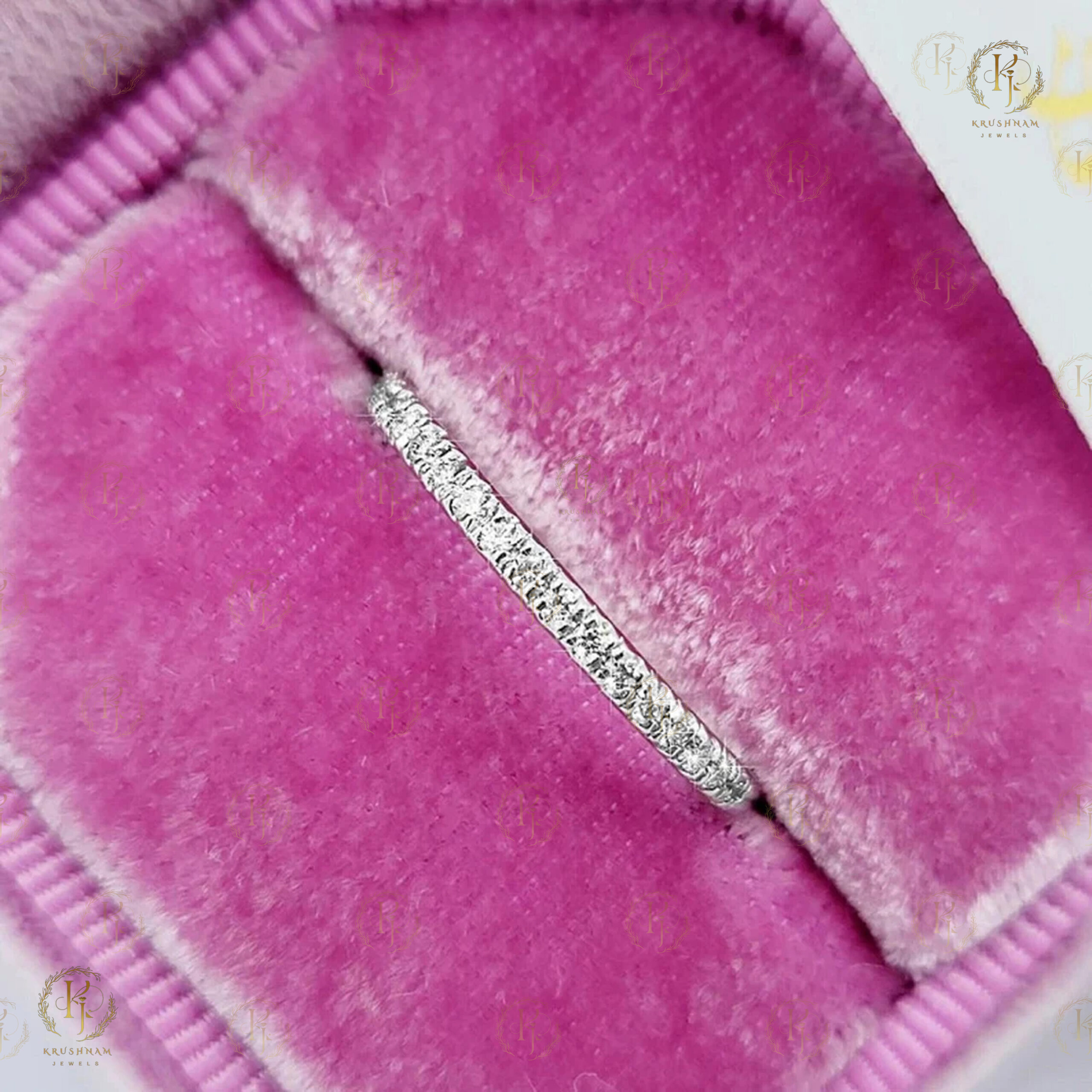 Looking stylish small Diamond Ring with rose tone - Image 3