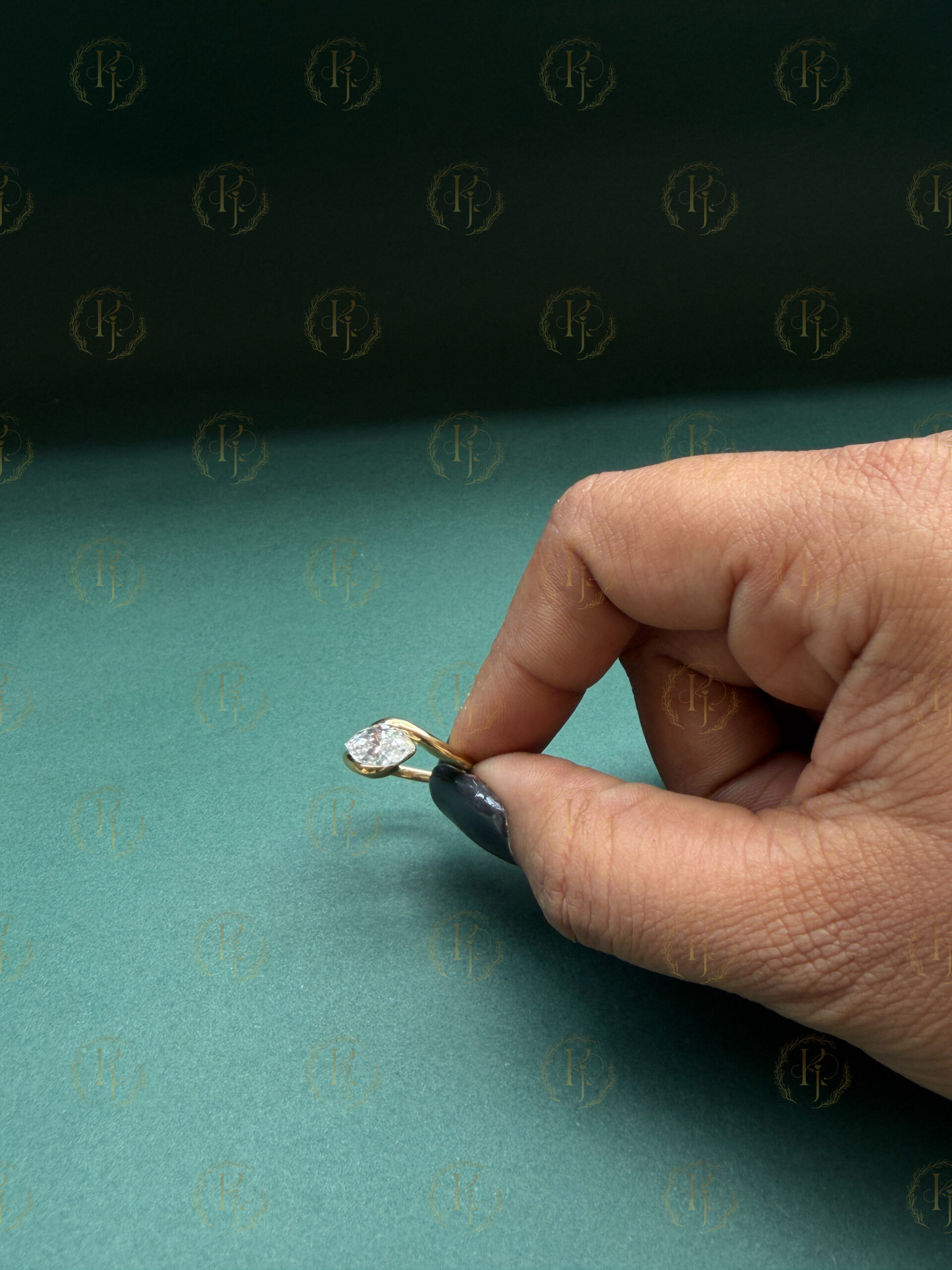 Mercury Diamond Ring yellow tone for him daughter - Image 7