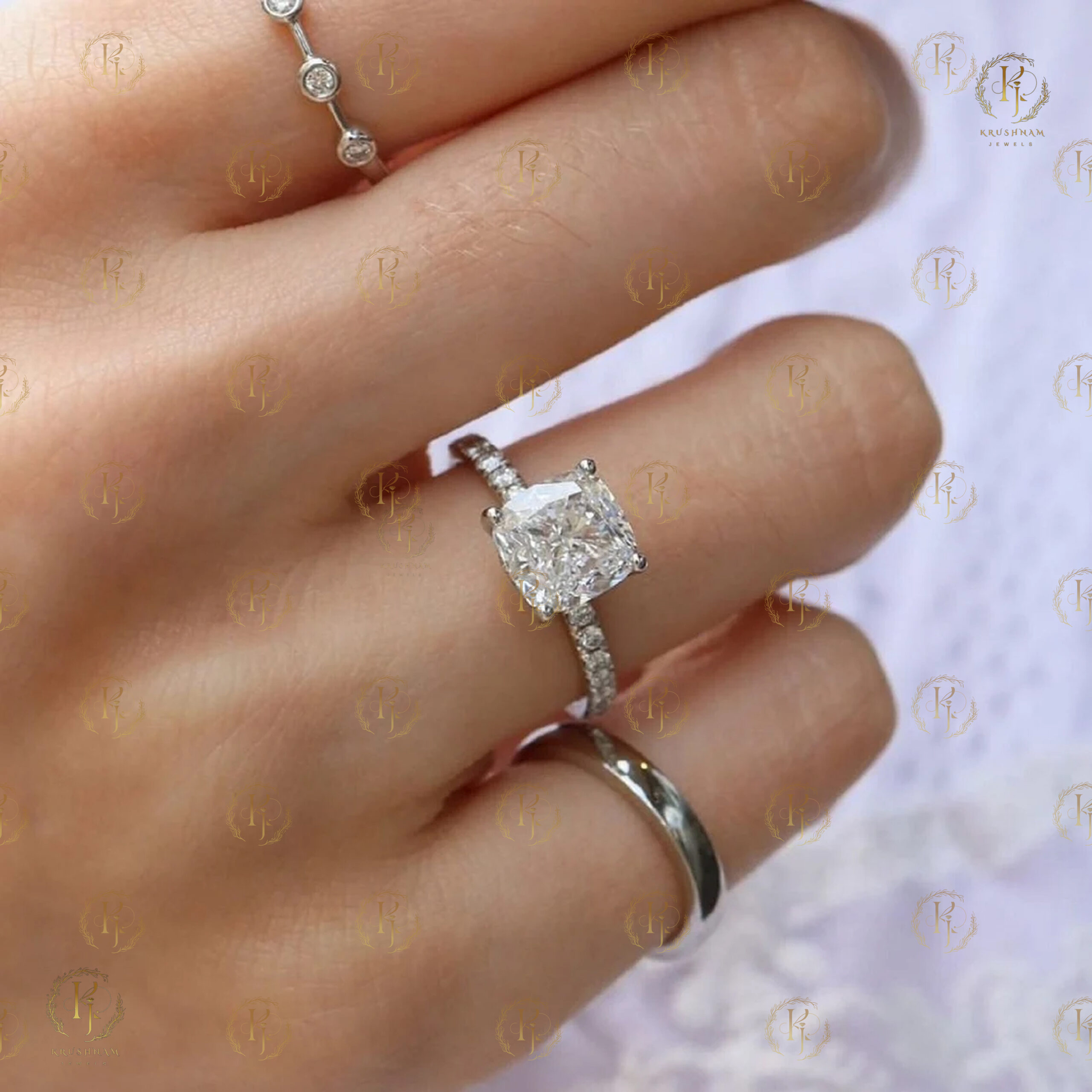 White tone Ring for Daily wear - Image 3