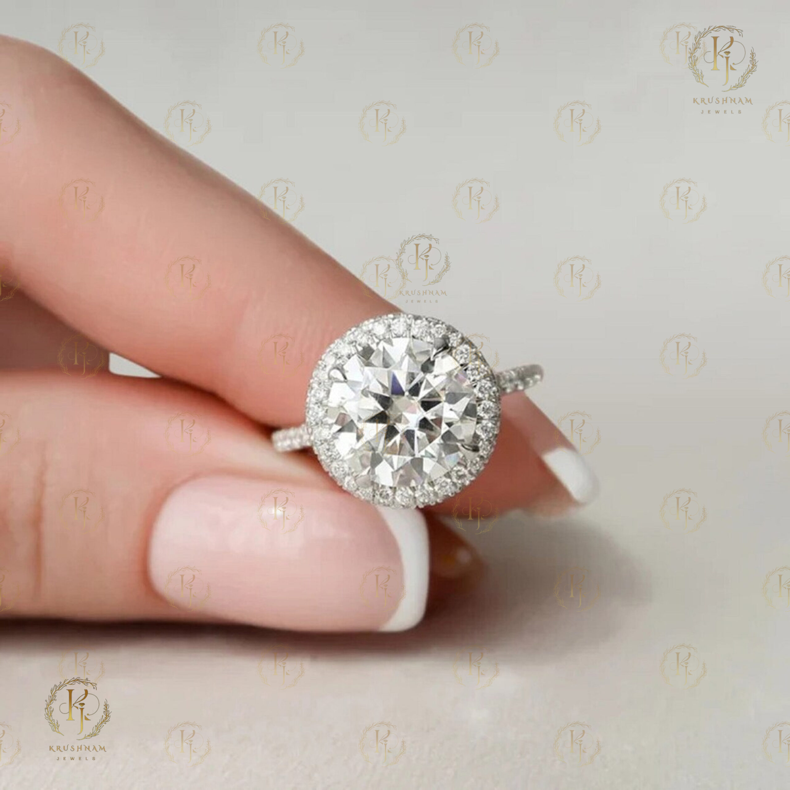 3ct Round Diamond Ring for Engagement Surprise - Image 2