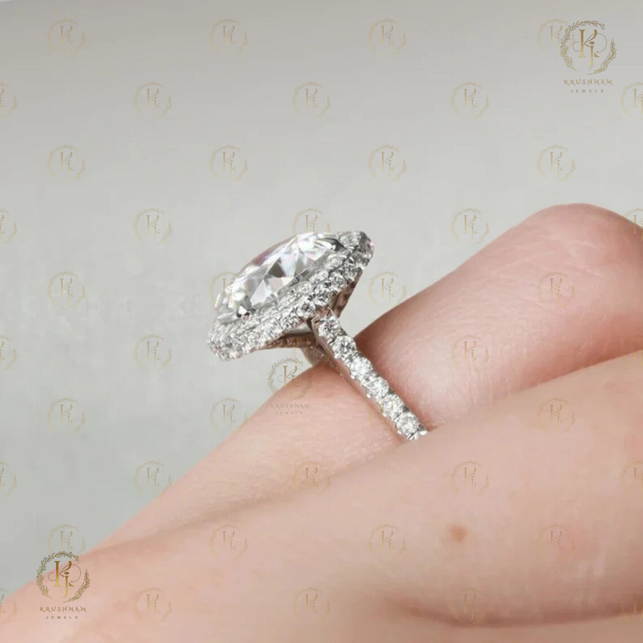 3ct Round Diamond Ring for Engagement Surprise - Image 3
