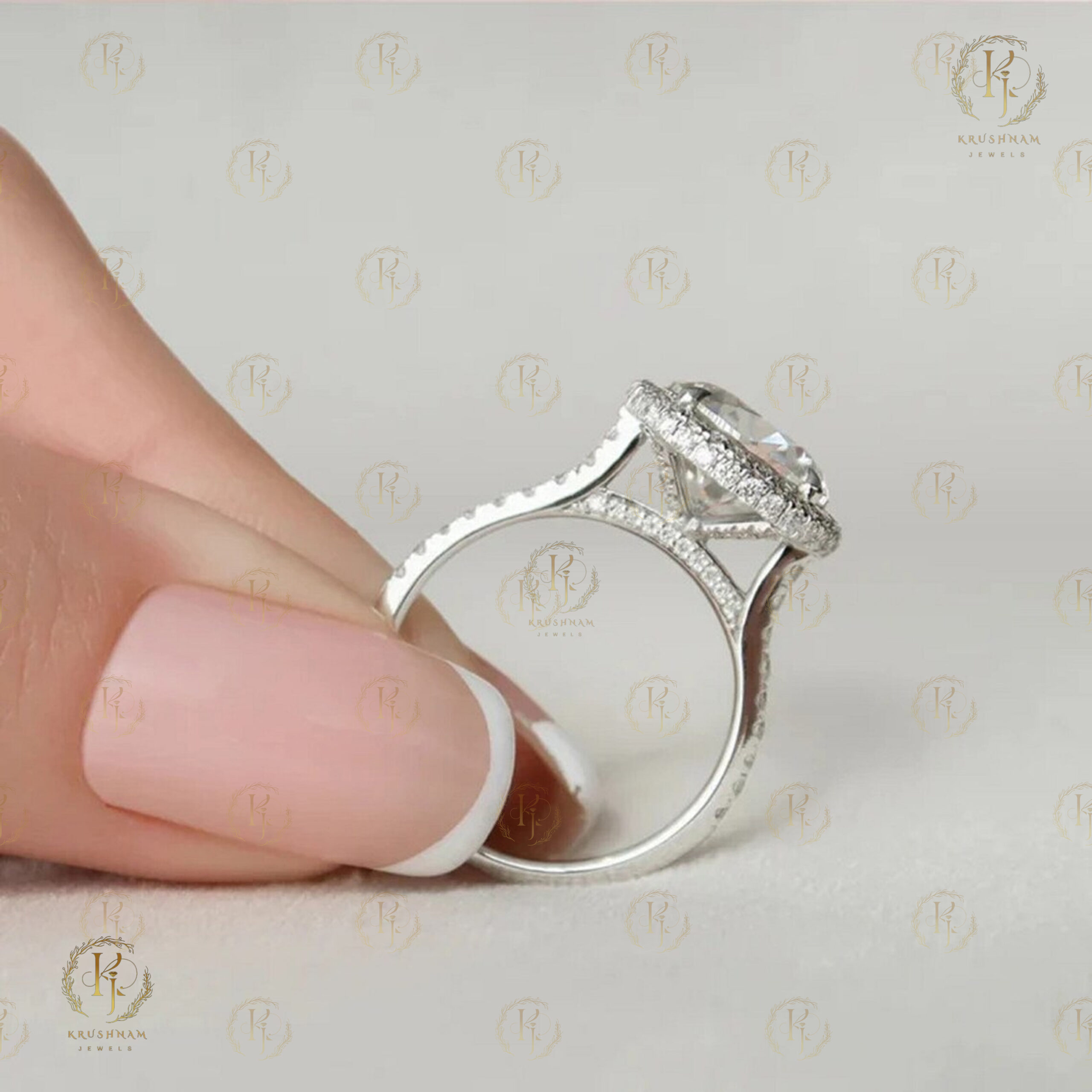 3ct Round Diamond Ring for Engagement Surprise - Image 4