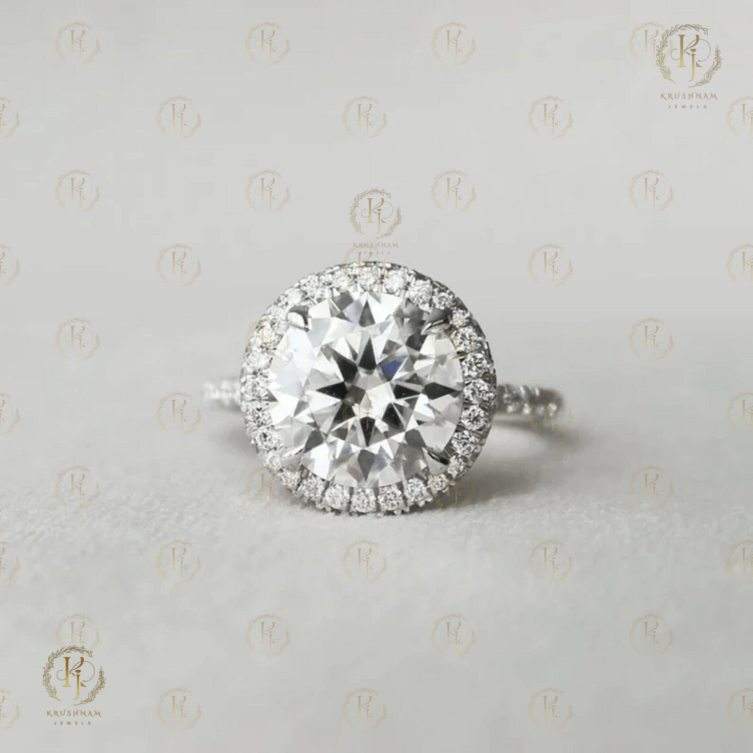 3ct Round Diamond Ring for Engagement Surprise - Image 5