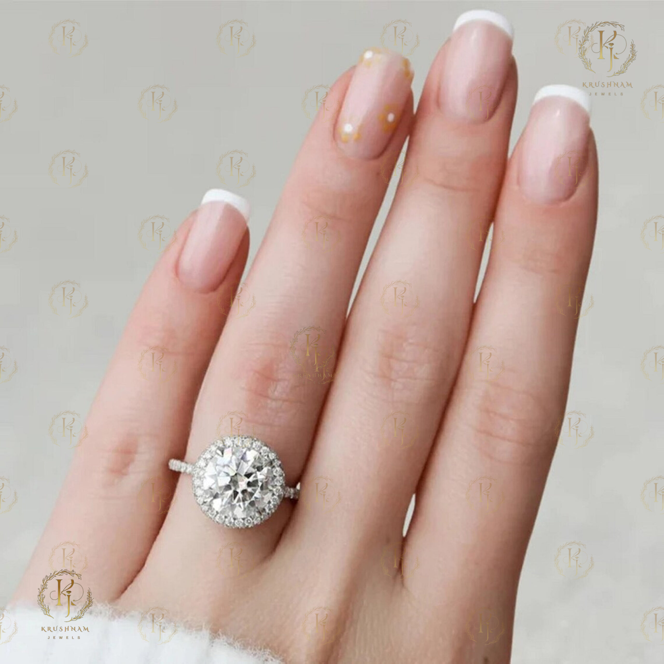 3ct Round Diamond Ring for Engagement Surprise - Image 6