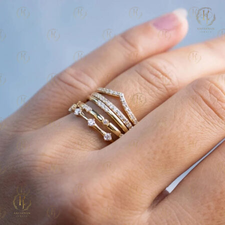 Fancy Yellow Tone Rings for Regular wear