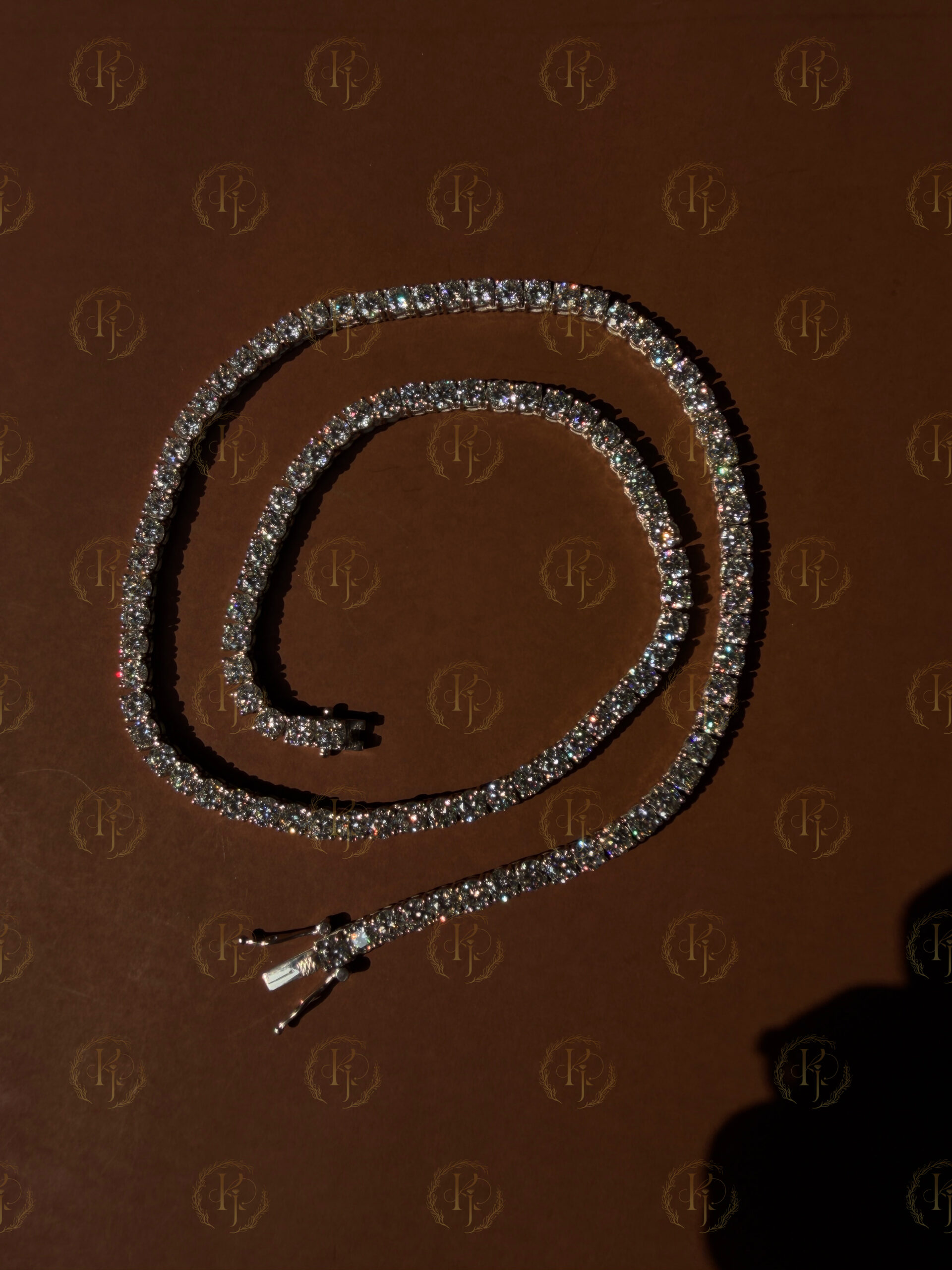 5mm 22inch Tennis chain with White tone - Image 2