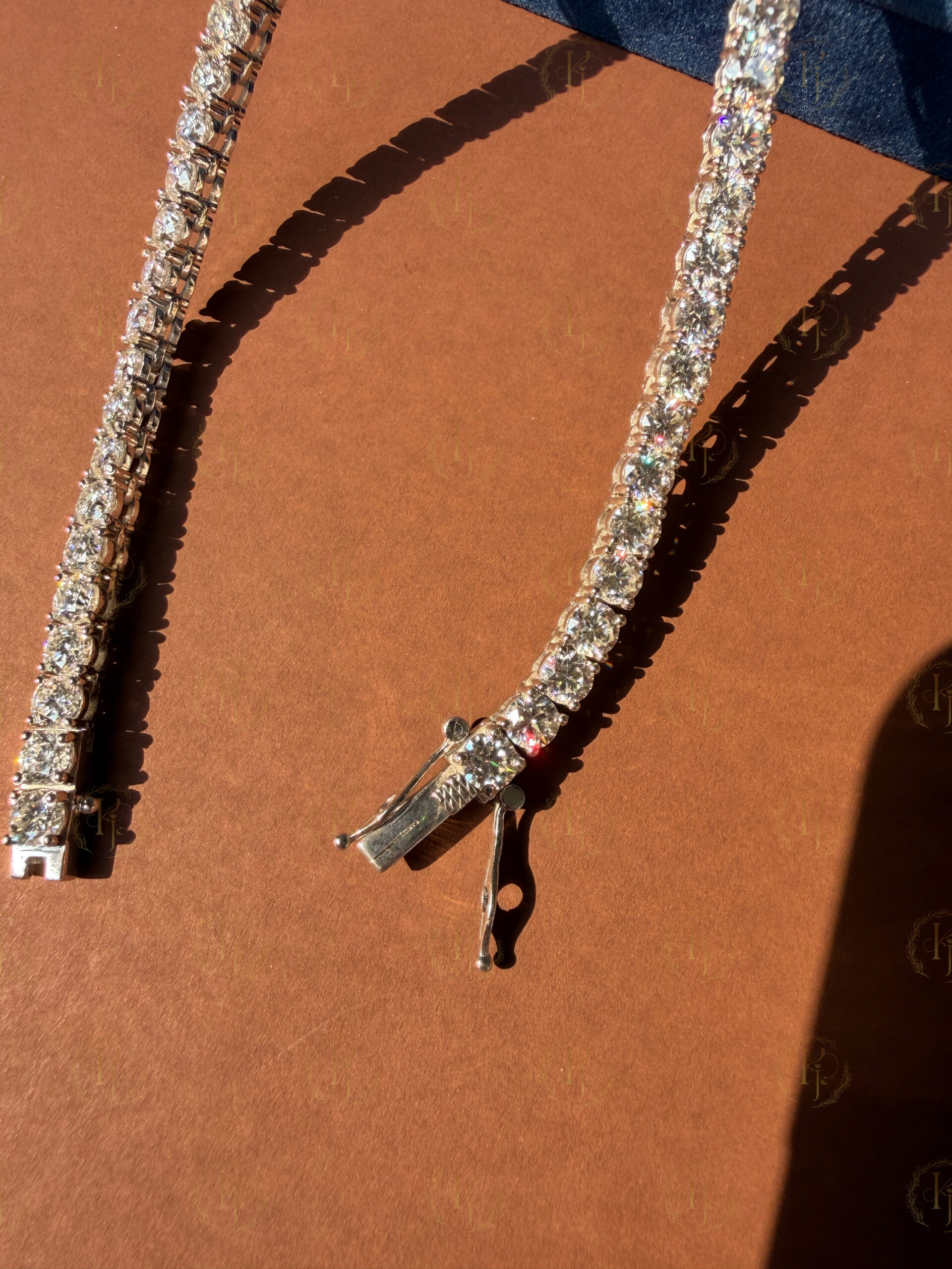 5mm 22inch Tennis chain with White tone - Image 6