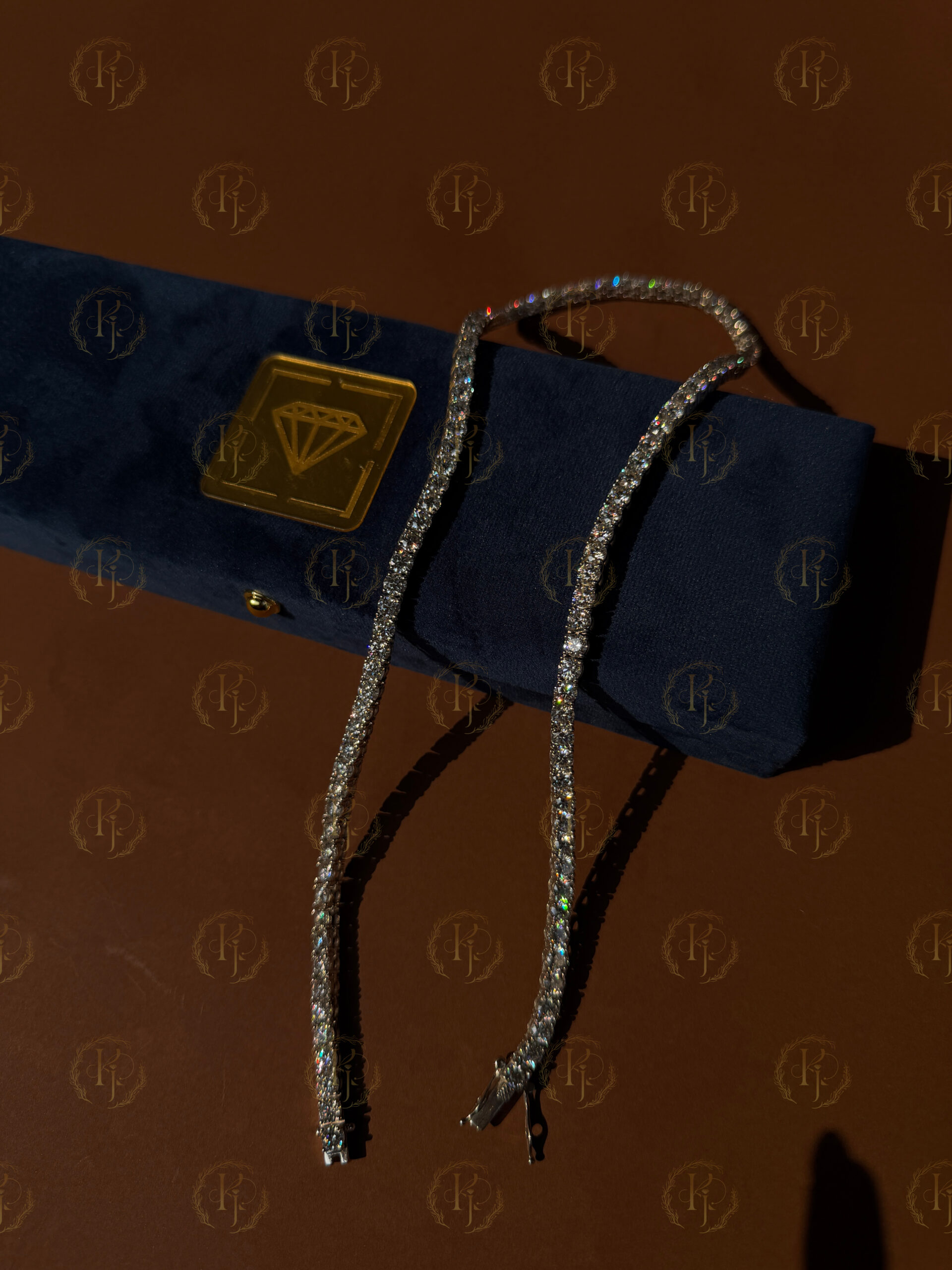 5mm 22inch Tennis chain with White tone - Image 7